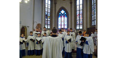 Festgottesdienst zum 50jahrigen Priesterjubiläum von Stadtpfarrer i.R. Geistlichen Rat Ulrich Trzeciok (Foto: Karl-Franz Thiede)